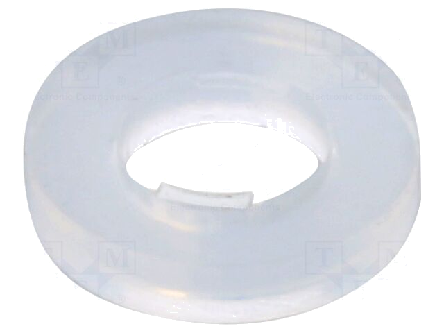 Ring; rond,met beveiliging; D=5mm; h=1mm; polyamide Ring; rond,met beveiliging; D=5mm; h=1mm; polyamide
